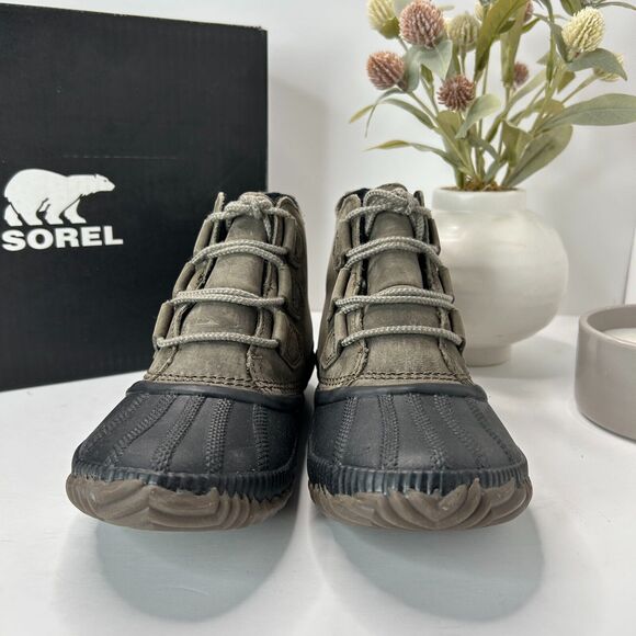 Sorel Out N About Major Leather Waterproof Lace Up Boot NL 3069-245 Women's US 7 - Picture 2 of 9